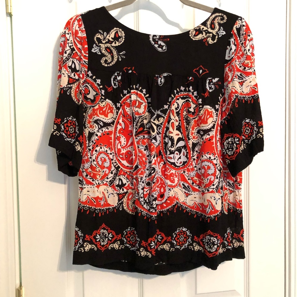Loft short sleeve blouse